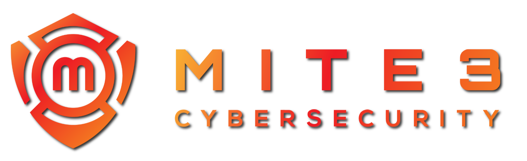 MITE3 Cybersecurity logo (wide shadow)